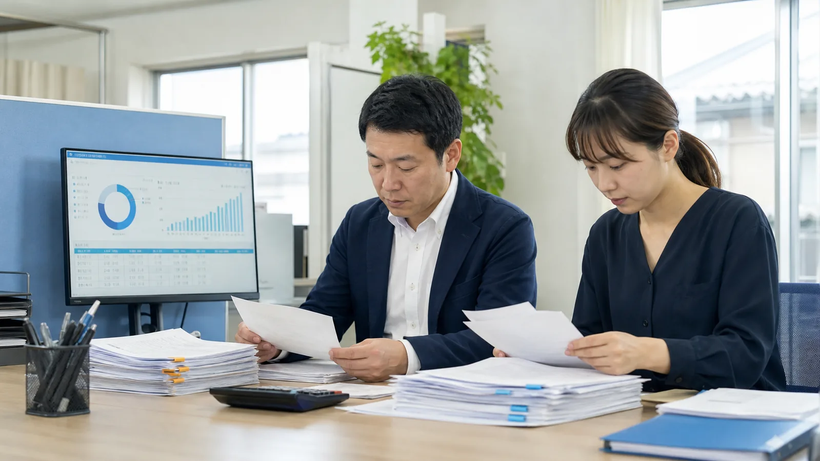 支払予定表の資料、期限、担当、承認、結果を一つの台帳で管理する図