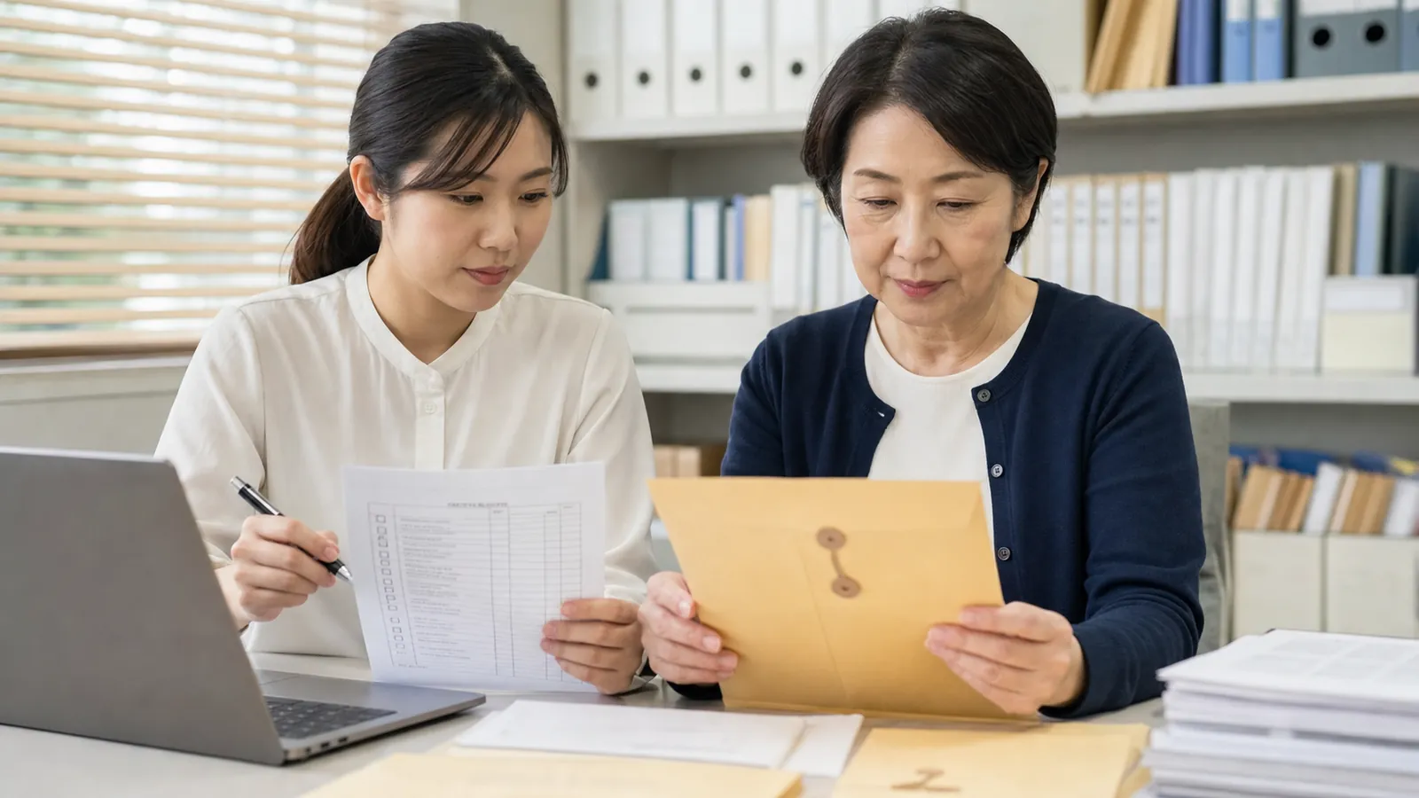 年末調整資料回収の対象、期限、担当、会社承認、完了証拠を一つの台帳で管理する図
