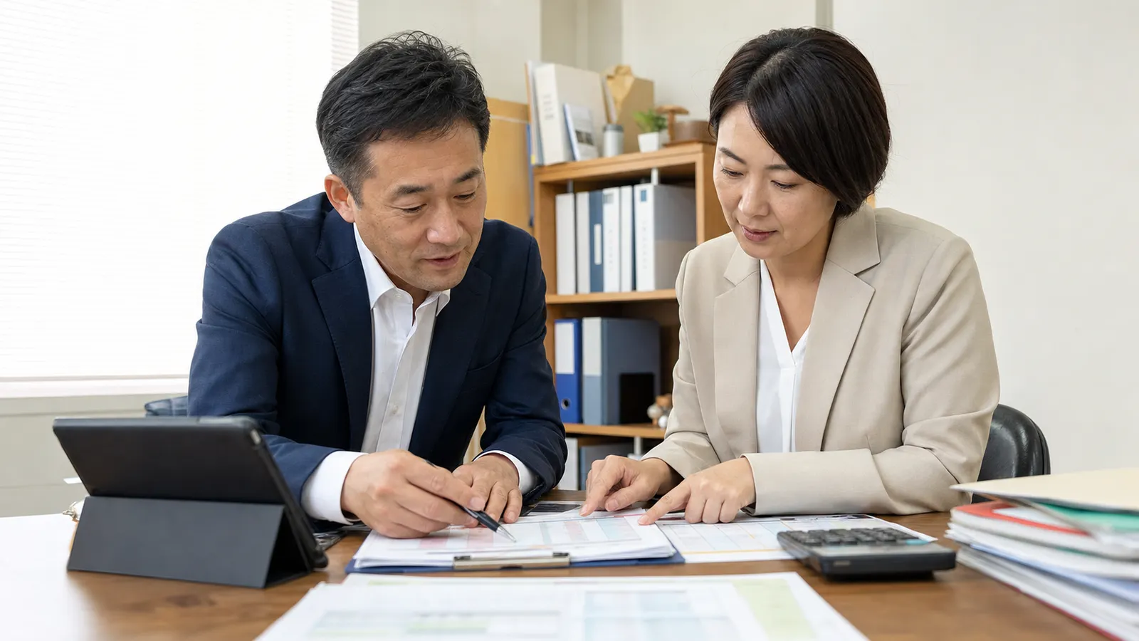愛知県の経理代行候補を10基準の面談票で比較する選定図