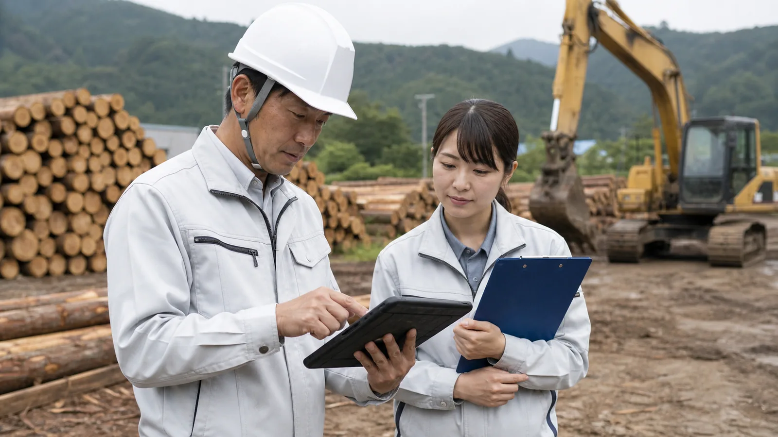 設楽町の経理代行の確認表を会社責任者と経理代行担当者が確認する図