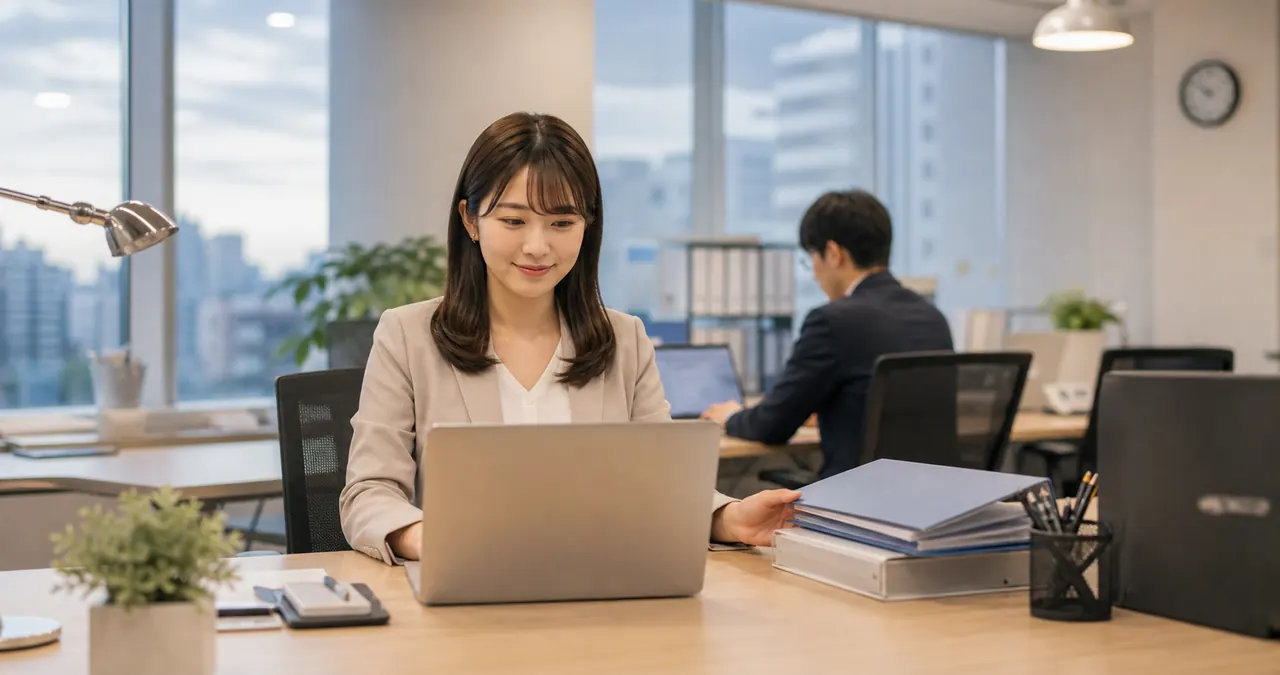 月末月初の経理作業と待ち時間を工程表で確認するチーム