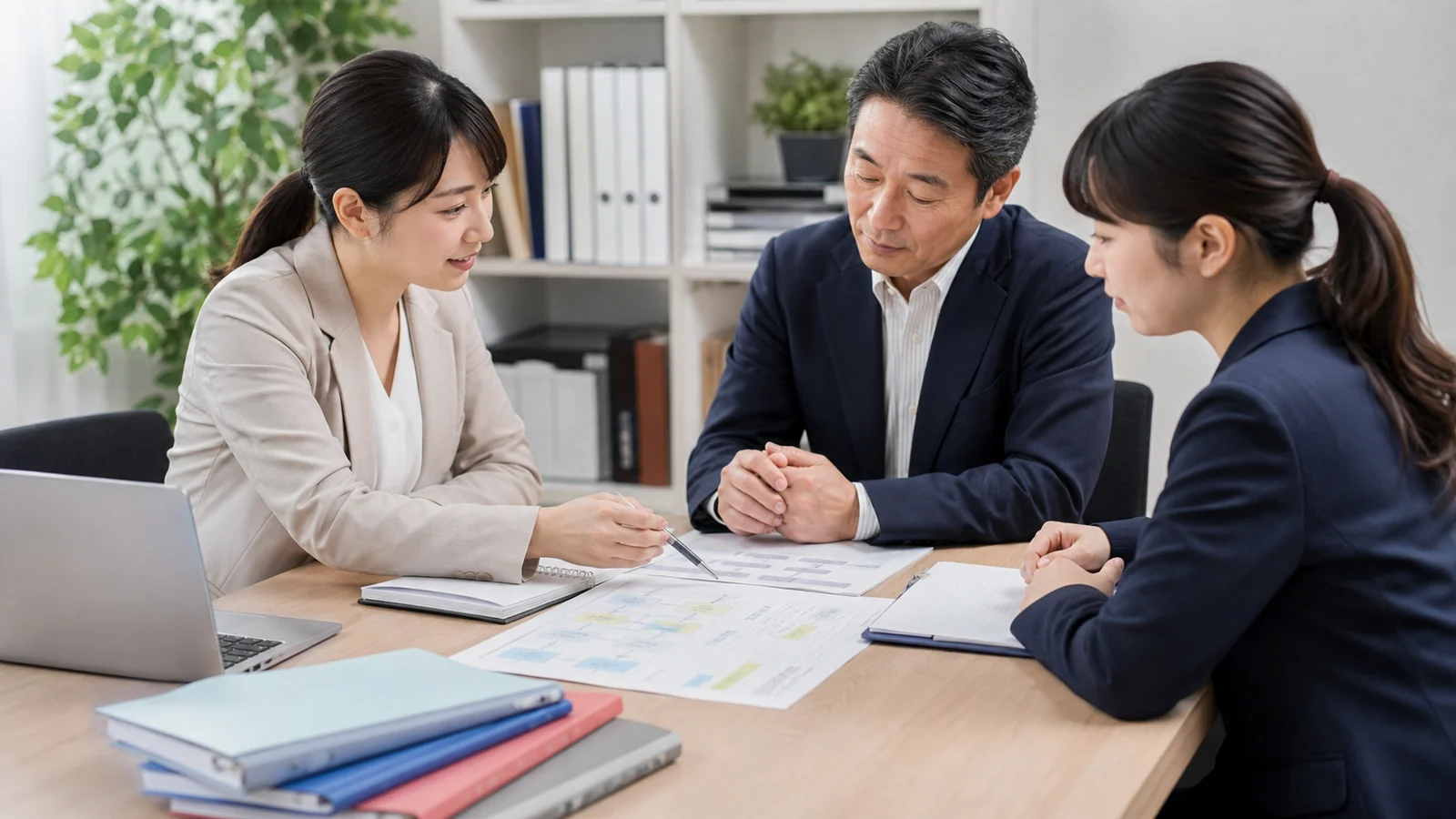 経理後任の採用計画と短期の経理代行計画を同じ表で確認する経営者