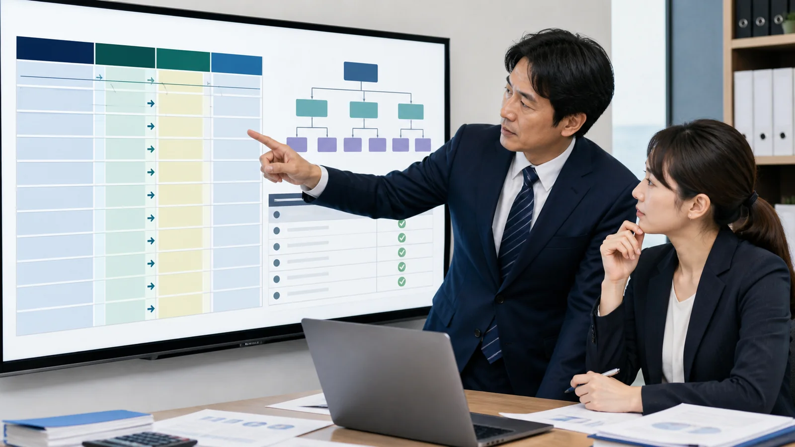 部門コード変換表の実務管理表