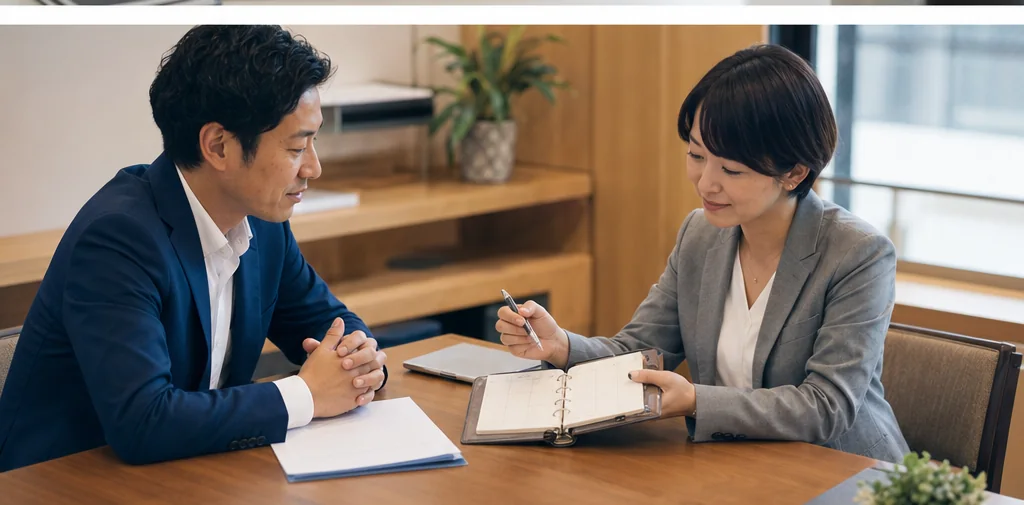税制改正に経理が追いつかないときの整え方の改善手順を話し合う事業者と専門スタッフ