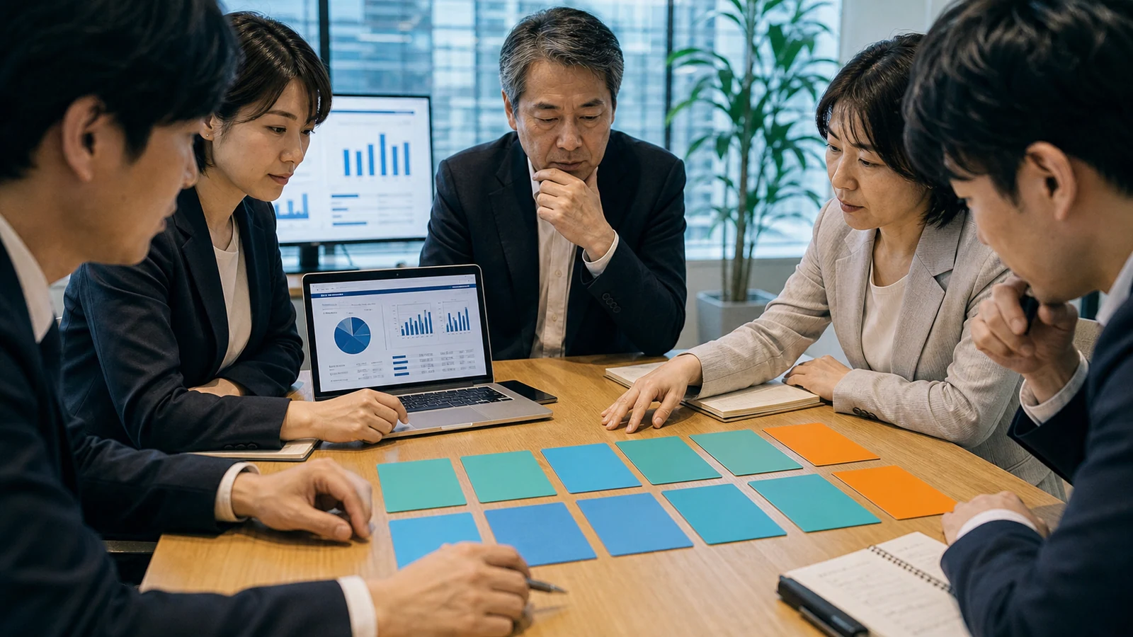10営業日の月次決算復旧ボードで残高照合と未処理を確認する経営者と支援チーム