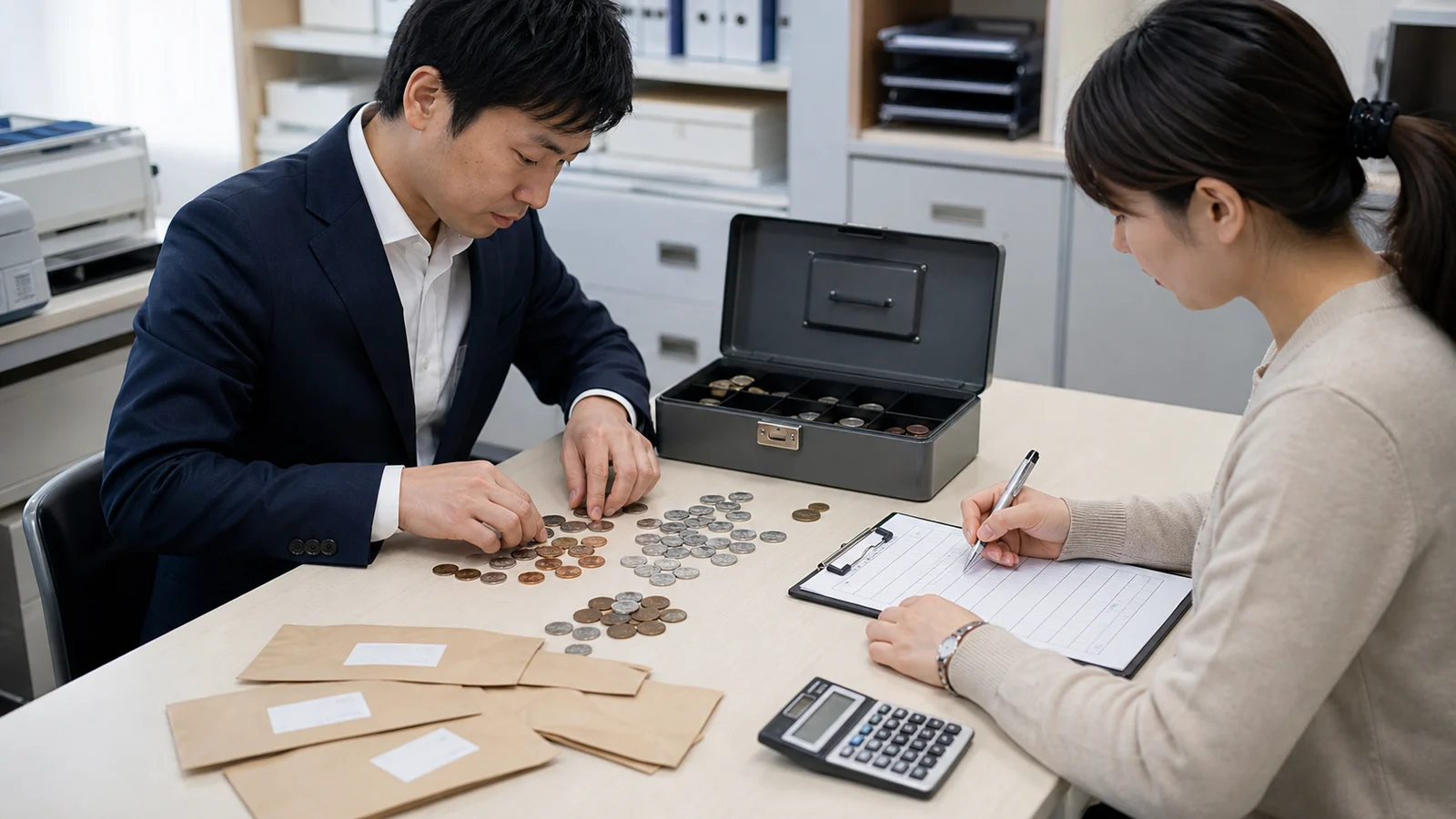経理退職後に現金残高と領収書が合わない｜小口現金を締め直す緊急確認手順