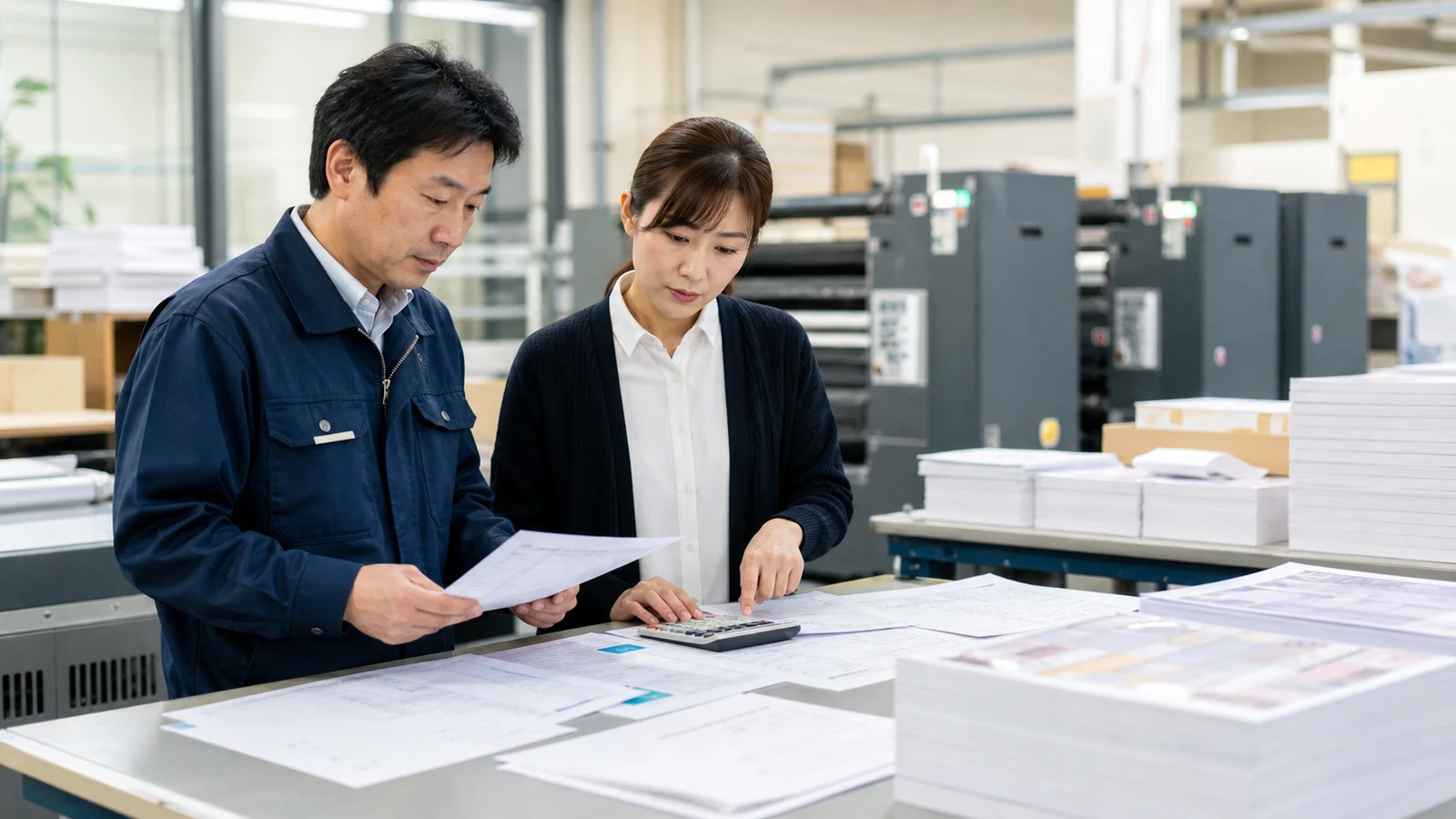 印刷会社の経理代行｜用紙・インキ・外注加工・仕掛品・受注粗利を管理