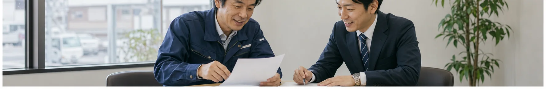 製造業の原価計算を月次で整える方法の改善を話し合う事業者と専門スタッフ
