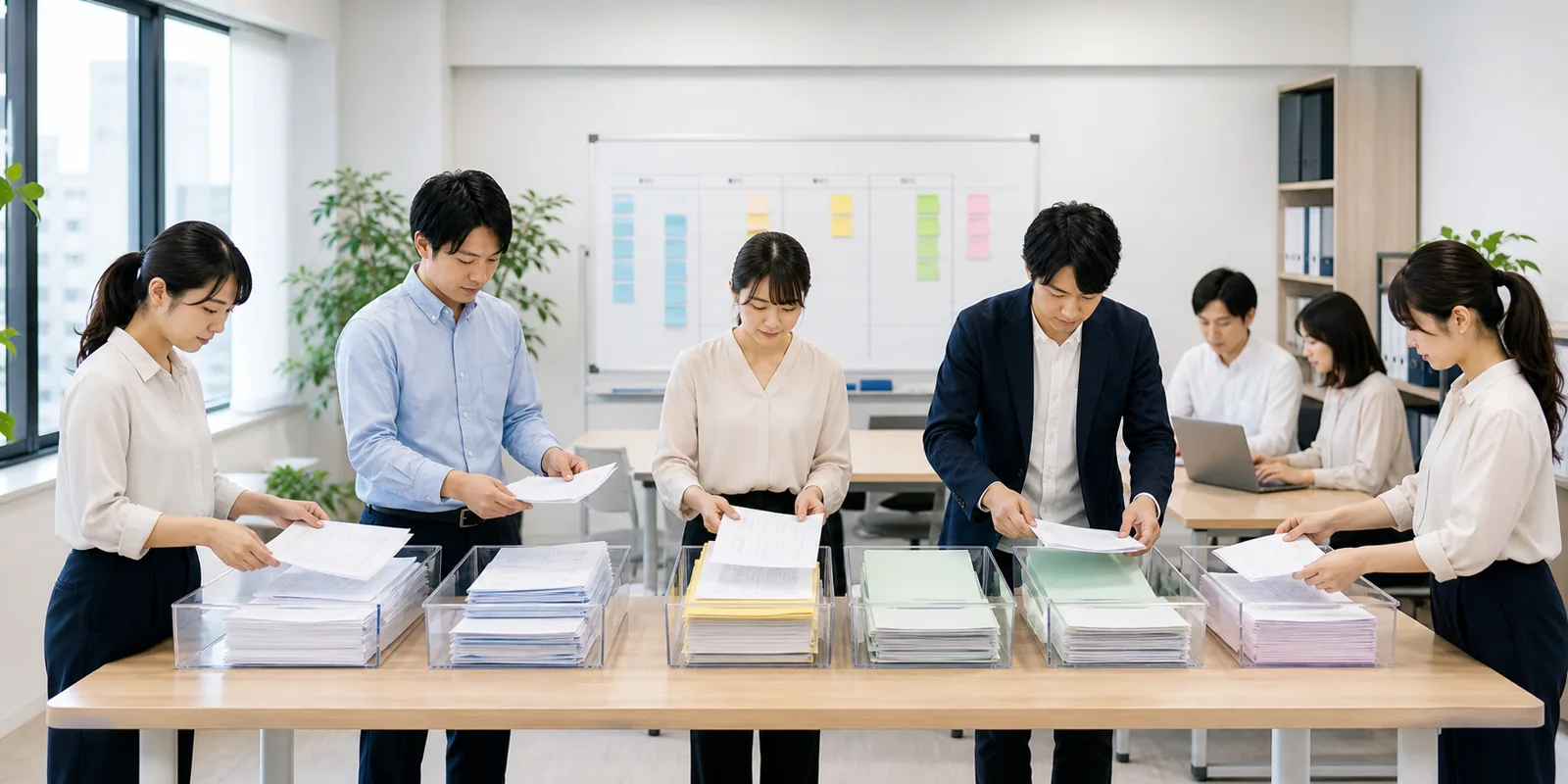 経理代行と税理士の選び方の対象、期限、担当、会社承認、完了証拠を一つの台帳で管理する図
